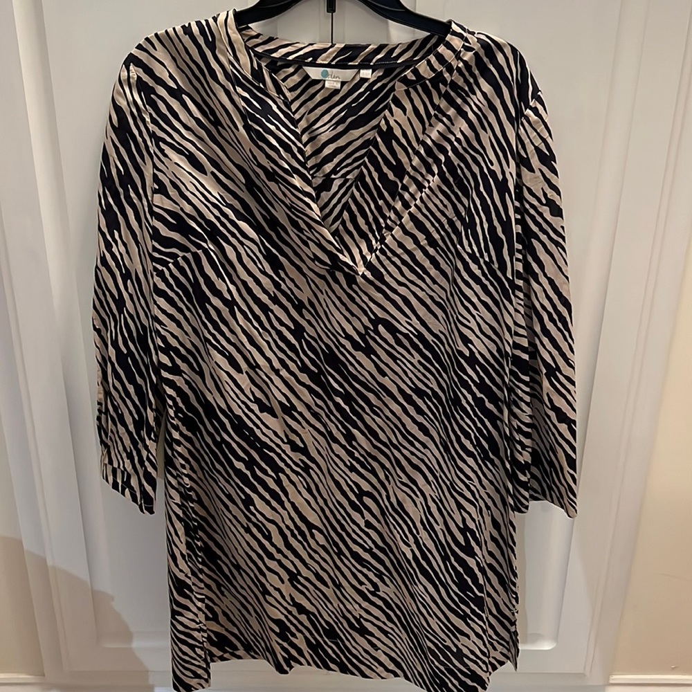 BODEN Oatmeal Safari Roberta Kaftan Dress 12R